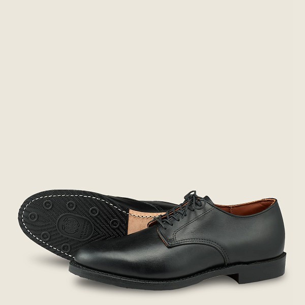 Red Wing Oxford Mens Black - Williston - Featherstone Leather - 0895324-LM